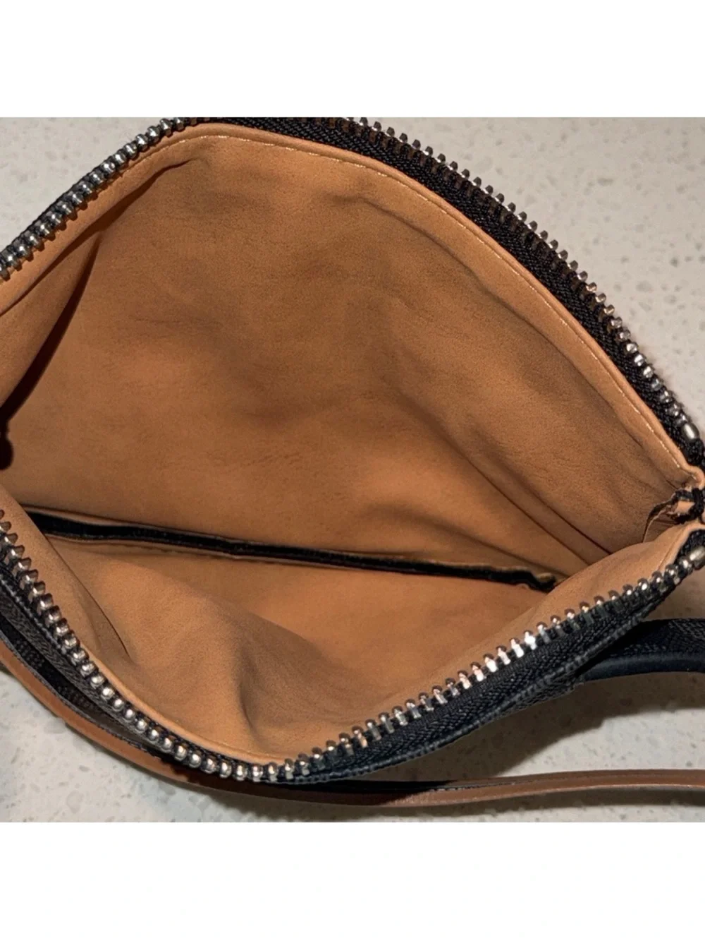 Michael Kors‎ Logo Belt Bag Black Gray Brown Waist Fanny Pack Purse Sz Medium